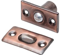 Защелка шариковая без ручек Крепстор, старая медь, пакет 2 шт. 4665317041373