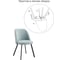 Стул BRADEX Praga бирюзовый FR 0564 5
