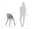 Стул BRADEX Praga бирюзовый FR 0564 8