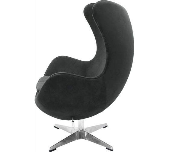 Кресло BRADEX EGG CHAIR графит, искусственная замша FR 0642