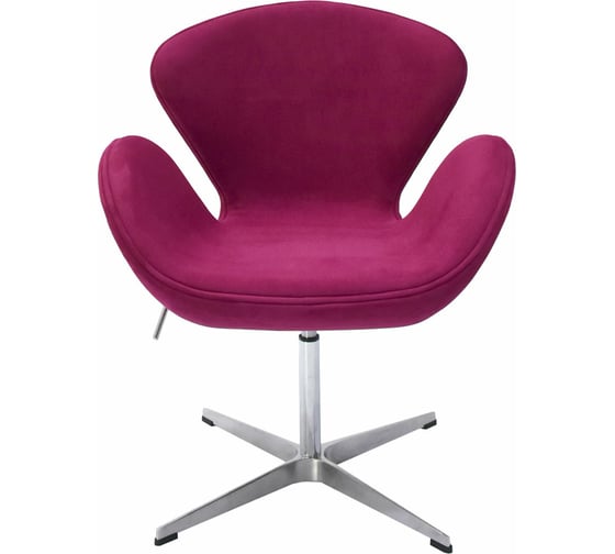 Кресло BRADEX SWAN CHAIR винный, искусственная замша FR 0651