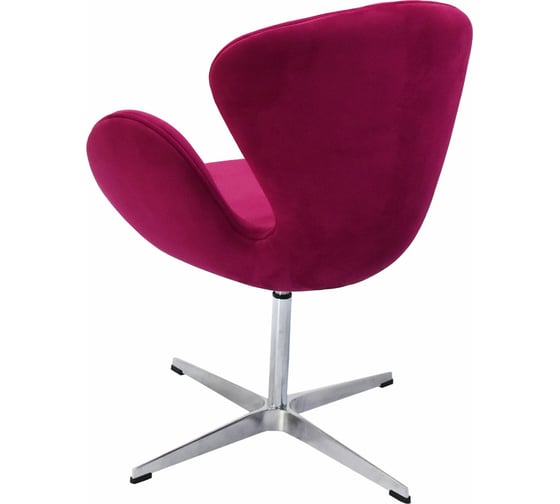 Кресло BRADEX SWAN CHAIR винный, искусственная замша FR 0651