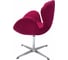 Кресло BRADEX SWAN CHAIR винный, искусственная замша FR 0651 4