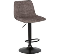 Стул барный DOBRIN TRAVIS цвет сиденья какао (VIVALDI43), цвет основания черный LM-5037_B-M_VIVALDI43