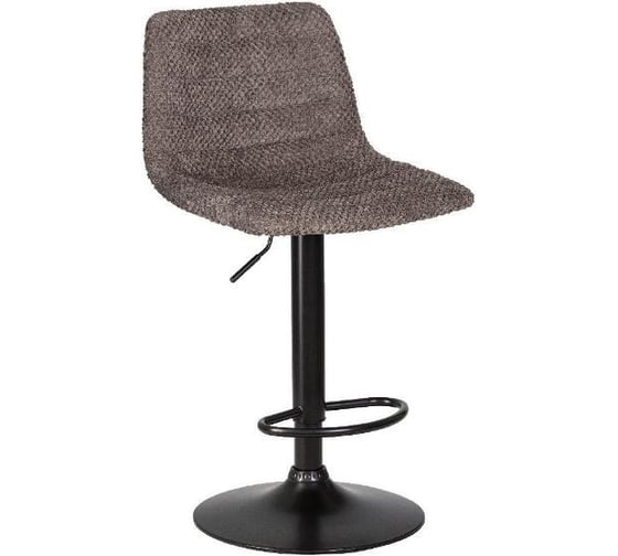 Стул барный DOBRIN TRAVIS цвет сиденья какао (VIVALDI43), цвет основания черный LM-5037_B-M_VIVALDI43 1