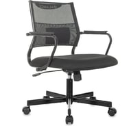 Кресло Бюрократ CH Balance-Low черный Elastic-102 TW-11 сетка/ткань низк.спин. крестов. металл черны 2094000