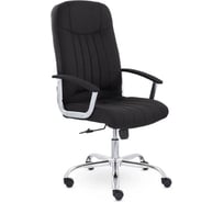 Кресло офисное ОФИСМАГ Бостон, CH-277, хром, ткань, черный (М-16), ш/к 82451 533305