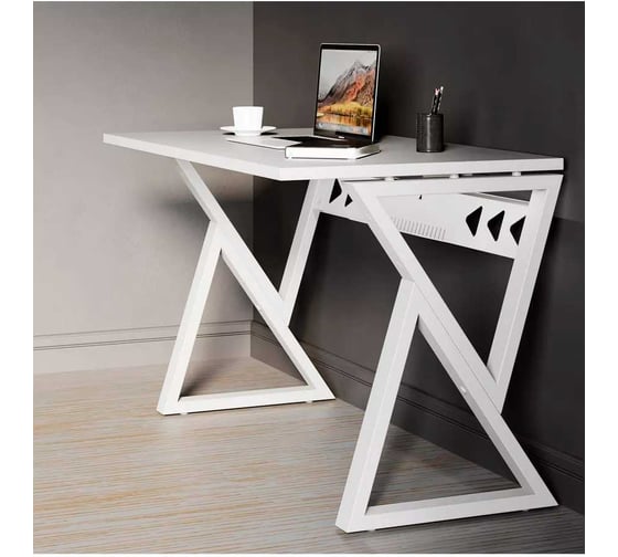 Стол трансформер письменный MAKE MEBEL РОСТА СПК 1200х650х740, белый 9005 1