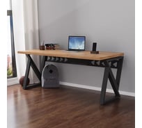 Стол трансформер письменный MAKE MEBEL РОСТА СПК 1600х650х740 Орех Дижон 9005