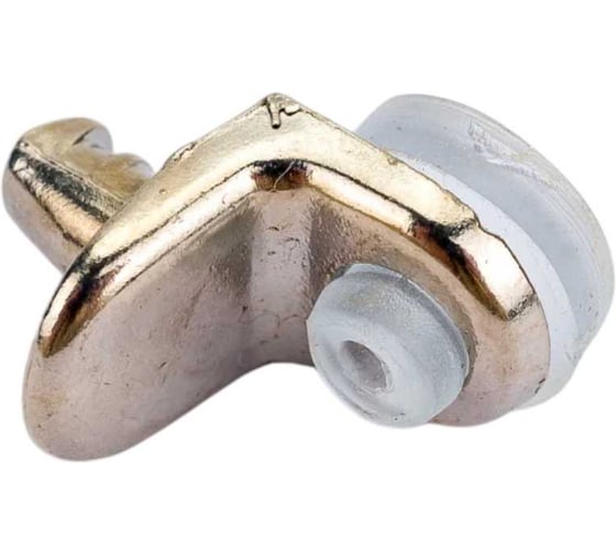 Стеклодержатель 23 БОЛТА Г-образный с присоской никель, 10 шт. 822958ф10