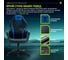 Кресло геймерское Floky VIBE Blue-Black 12