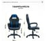 Кресло геймерское Floky VIBE Blue-Black 16
