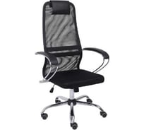 Офисное кресло Kingstyle Insider Chrome, арт. PMK 003.239, DMS, крестовина хром, сетка черная KSG KS-001489