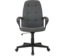 Кресло руководителя Бюрократ CH 002 Fabric серый 3C1 крестов. пластик 1973989