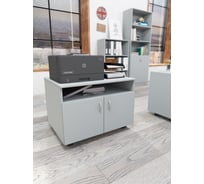 Тумба для оргтехники Альянс мебель ХИТ 800x600x600 К-6 Серый