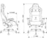 Кресло игровое Бюрократ Knight Outrider черный Light-20 с подголов. крестов. металл 1737489 6