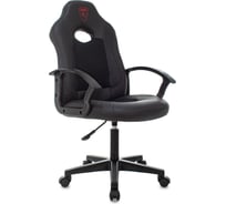 Кресло игровое Бюрократ Zombie 11LT черный ткань/эко.кожа крестов. пластик черный 1836287