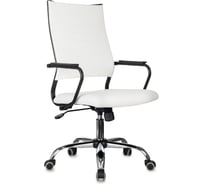 Кресло руководителя Бюрократ CH BALANCE SL Line белый экокожа крестов. металл хром 2136041