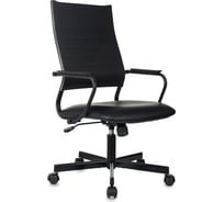 Кресло руководителя Бюрократ CH BALANCE черный экокожа крестов. металл черный 2136046