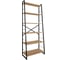 Стеллаж Металл-Завод GUTTA 185х50х35 см, Л-образный, с шестью полками, эвок, черный GSL18550356E2 2