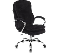 Кресло руководителя Бюрократ T-9950SL Fabric черный Light-20, крестовина металл, хром 1644599