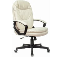 Кресло руководителя Бюрократ CH-868N слоновая кость OR-10 экокожа, крестовина пластик, 1535021