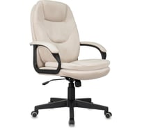 Кресло руководителя Бюрократ CH-668 светло-бежевый Holland 06, крестовина пластик, 2114562