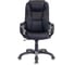 Кресло руководителя Бюрократ CH-839 черный Leather Black экокожа, крестовина пластик, 1088448 1