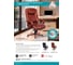 Кресло руководителя Бюрократ T-9925WALNUT черный кожа/иск.кожза, крестовина металл/дерево 1215691 4