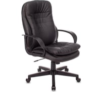Кресло руководителя Бюрократ T-9950PL черный экокожа, крестовина пластик, 1660551