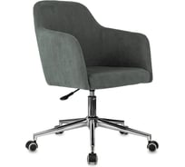 Кресло Бюрократ CH-395SL серый Alfa 44, крестовина металл, хром 2137522