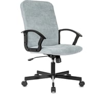 Кресло Бюрократ Triest Fabric серо-голубой Light-28, крестовина металл, черный 2100141