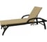Лежак-шезлонг Garden Story Бруно ротанг искусственный, подушка бежевая 7025 1