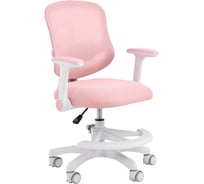 Кресло с подставкой для ног BRABIX MG-215, сетка/ткань TW, розовое, 533311