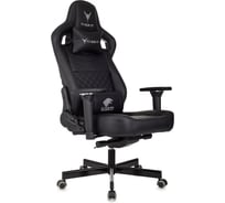 Кресло игровое Бюрократ Knight Hunter черный экокожа, крестовина металл, 2029062