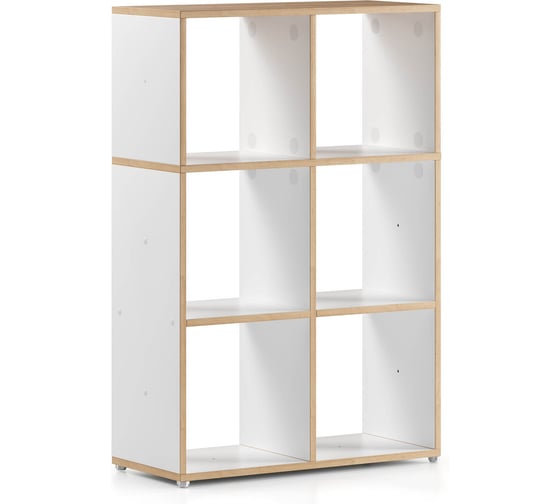 Модуль мебельный Металл-Завод GUTTA 101х68х30 см, 6 секций, белый, эвок GWM10168306WEX 1