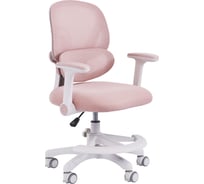 Кресло с подставкой для ног BRABIX MG-220, сетка/ткань TW, розовое, 533314