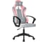 Кресло компьютерное BRABIX Forcer GM-127, 2 подушки, ткань, розовое/серое, LT28/velvetLUX36, 533215 1