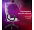 Кресло компьютерное BRABIX Forcer GM-127, 2 подушки, ткань, розовое/серое, LT28/velvetLUX36, 533215 3