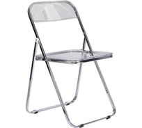 Стул офисный складной прозрачный BRABIX Style CF-015, хромированный каркас, пластик 533250