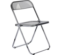 Стул офисный складной прозрачный тонированный BRABIX Glam CF-020, хромированный каркас, пластик, 533247