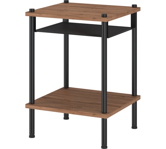 Тумба ЗМИ НеШкаф 13 черный/ЛДСП Дуб Вотан ТМБНШ13 ЧДВ 1