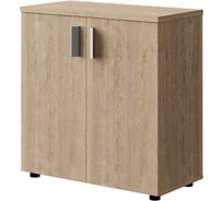 Шкаф для документов низкий Альянс мебель 800х400х830, ШДН Дуб экспрессив песочный