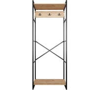 Гардероб Металл-Завод GUTTA180х69х34 эвок, черный GW18069342E2