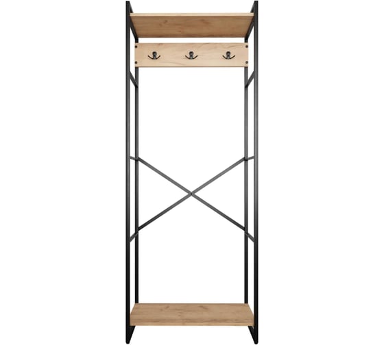 Гардероб Металл-Завод GUTTA180х69х34 эвок, черный GW18069342E2 1