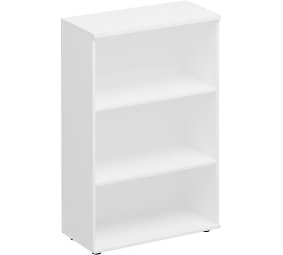 Стеллаж средний Юнитекс Комфорт 80х38х123, белый премиум К.426_БП