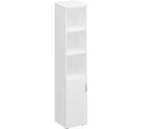 Шкаф для документов Юнитекс Комфорт узкий полузакрытый 40_38_200, белый премиум К.380_БП