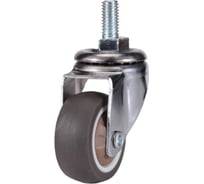 Колесо поворотное на штыре Brante 40 мм с подшипником TPR комплект 2 колеса 659126
