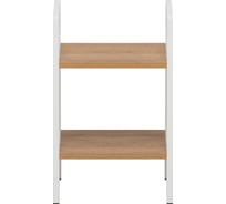 Стеллаж Leset Стилвуд 12 узкий, 2 полки, Белый/Дуб крафт золотой 3001-1246