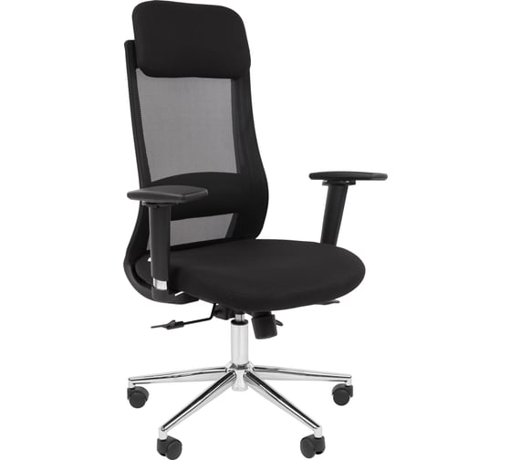 Офисное кресло Chairman 500LUX ткань T черный/TW-01 черный 00-07210649